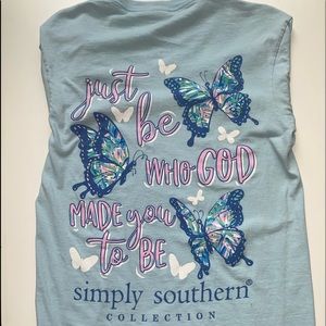 Butterfly Simply Southern Short Sleeve Shirt